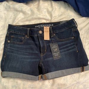 American Eagle Midi Jean Shorts NWT